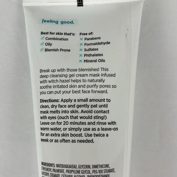 Freeman Purifying Cream Facial Mask 3 fl oz Leave Me On! Refines Pores - Picture 5 of 6